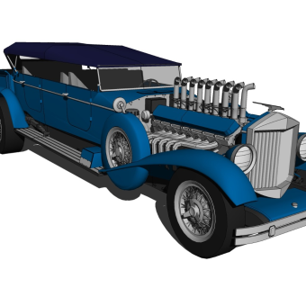 超精细汽车模型 福特 limrod